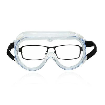 Anti Saliva Uv Blocking Safety Glasses , Full Enclosed Work Safety Goggles